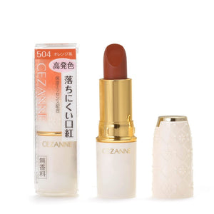 Cezanne Lasting Lip Color N 504 Orange 4.2G Lipstick - Long Lasting Makeup