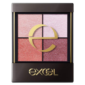 Excel Japan Real Close Shadow Cs07 Flower Barrette Palette Eyeshadow