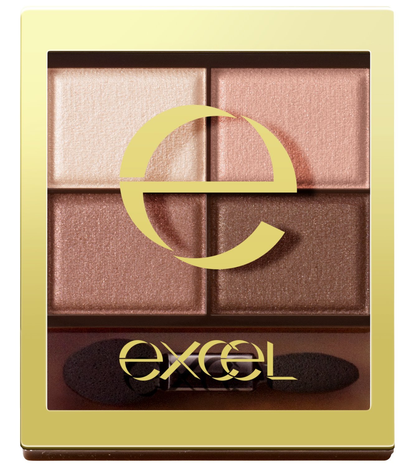 Excel Japan Skinny Rich Shadow Sr06 Sensual Brown Palette Eye Shadow