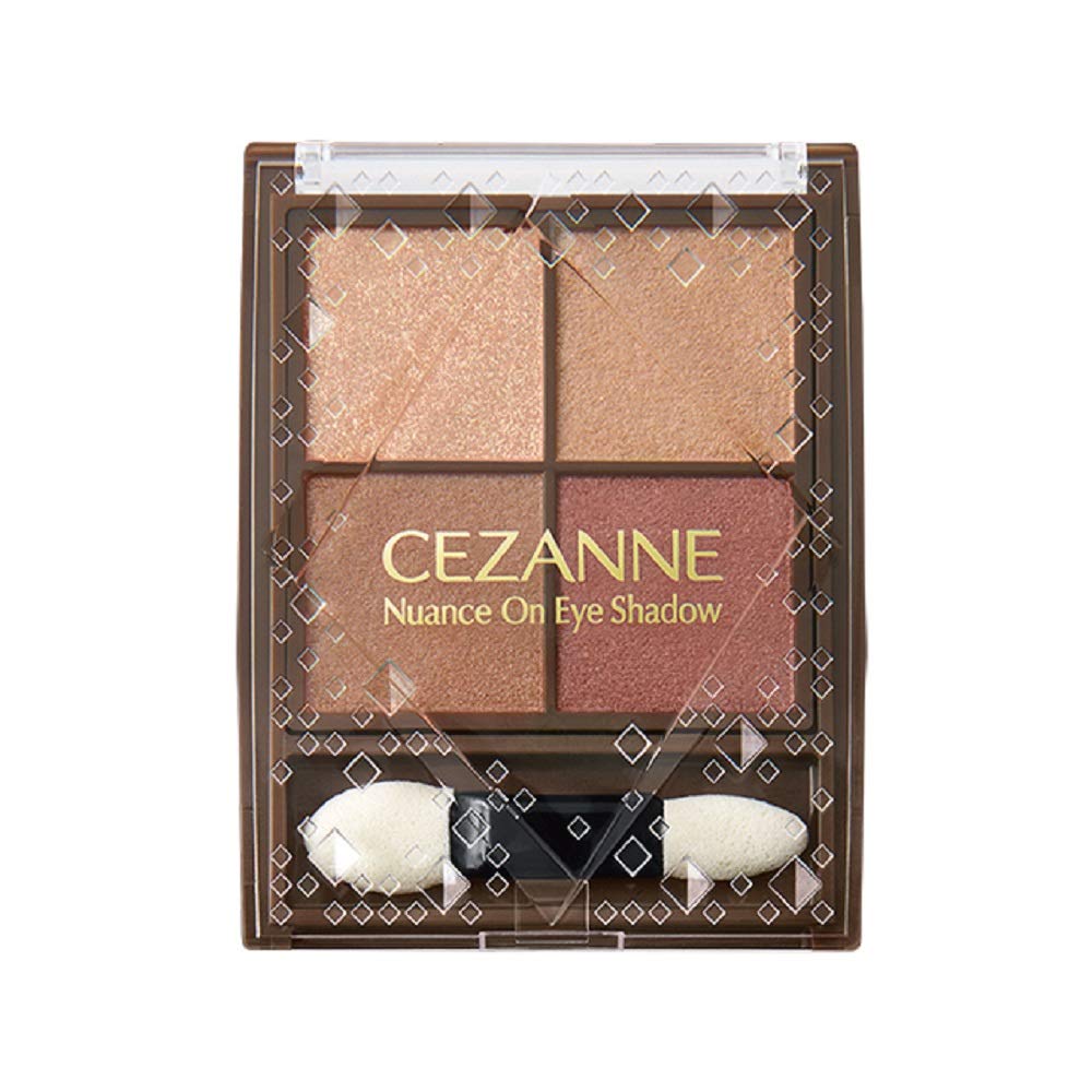 Cezanne Nuance 4 - Color Eye Shadow 03 Bronze Red with Double Tip Pearl 4g