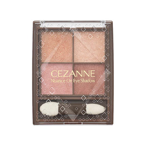 Cezanne Nuance On 4 - Color Eyeshadow - 01 Warm Coral Pearl Double Tip 4.0g