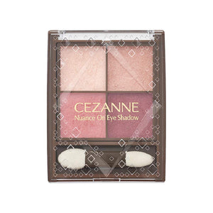 Cezanne 4 Color Eyeshadow - Nuance On 02 Rose Quartz Double Tip Pearl 4.0G