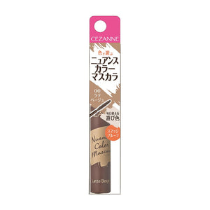 Cezanne Nuance Color Mascara 4.5G in Latte Beige - Volume Boosting