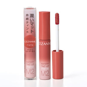 Cezanne Matte Lip Tint 4.0G - M2 Warm Orange Watery Lip Formula