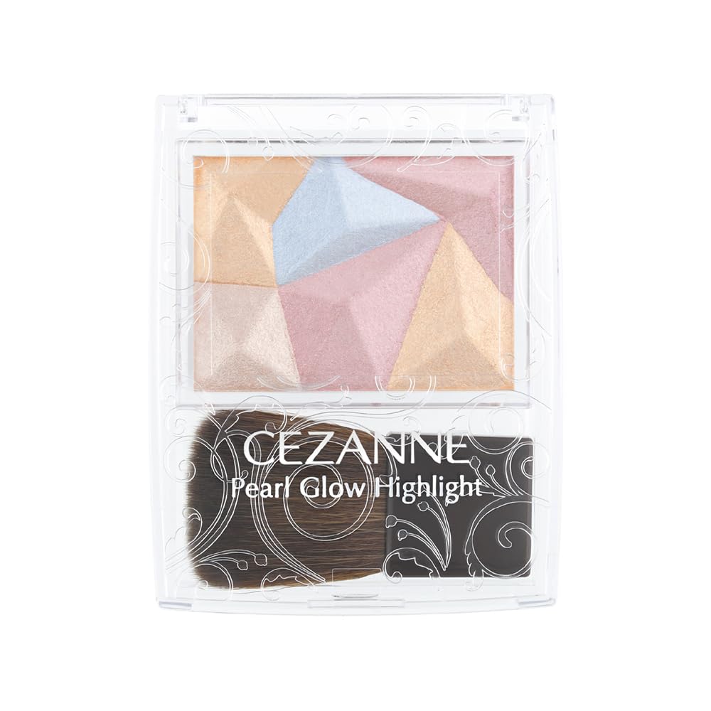 Cezanne Pearl Glow 4 - Color Highlighter: Aurora Prism 3.4G Wet Gloss with Pearl