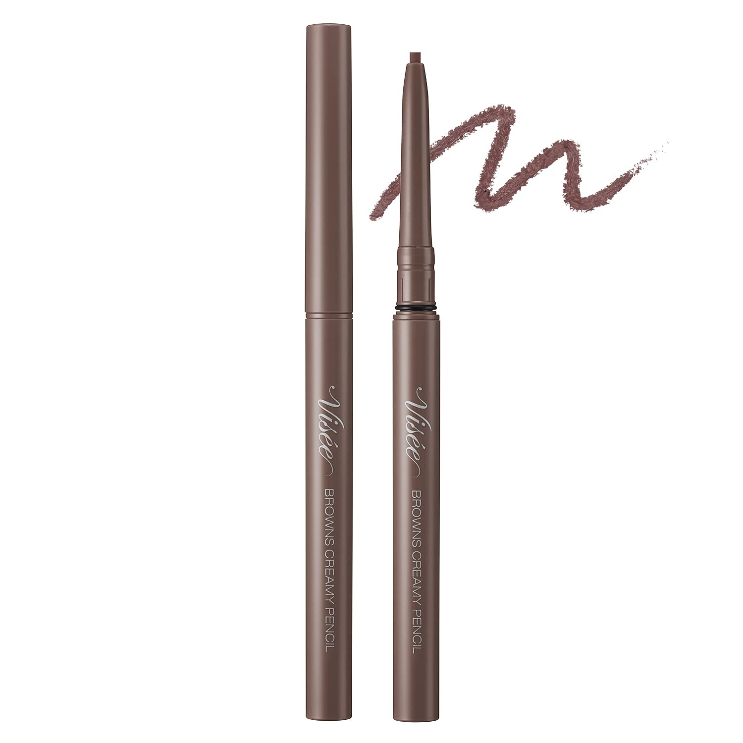 Visee Riche Browns Creamy Pencil Eyeliner BR303 Unscented Greige Brown 0.1g