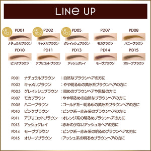 Excel Powder & Pencil Eyebrow EX PD07 (Mocha Brown) 3 - in - 1 - Buy Eyebrown In Japan