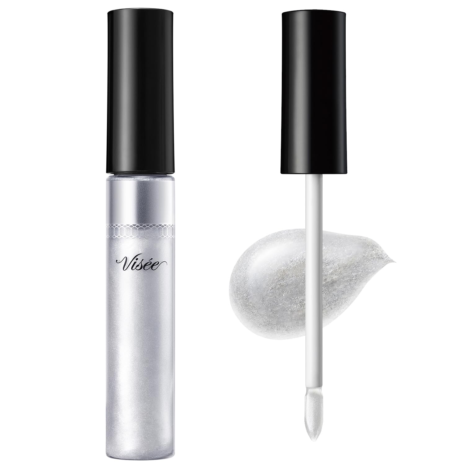 Visee Metallic Silver Volume Lip Maker 30th with Pearl Gloss Hyaluronic Acid 6g