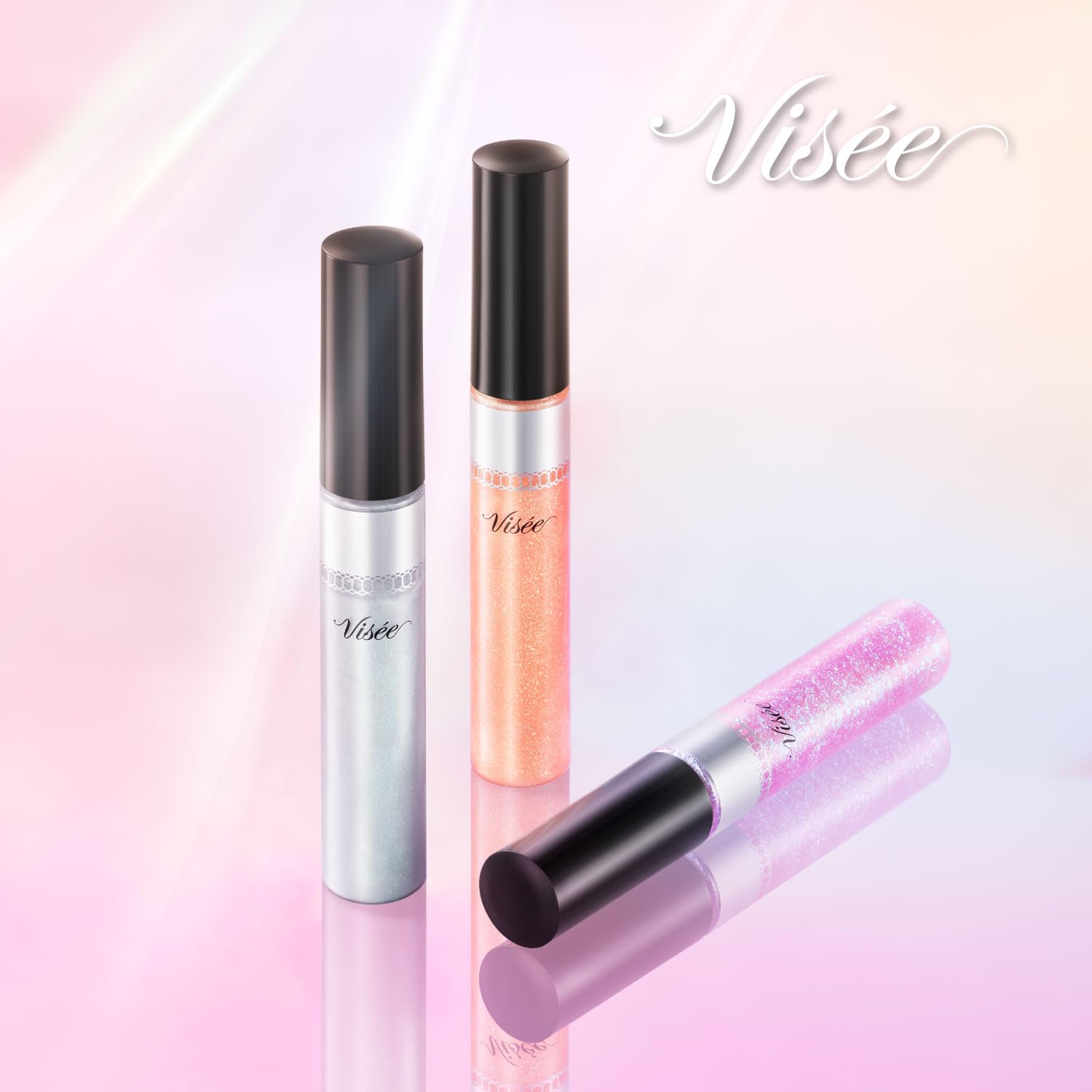 Visee Metallic Silver Volume Lip Maker 30th with Pearl Gloss Hyaluronic Acid 6g