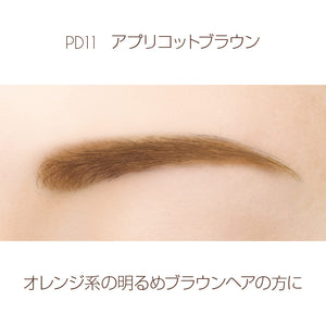 Excel Powder & Pencil Eyebrow EX PD11 (Apricot Brown) 3 - in - 1 - Eyebrow In Japan