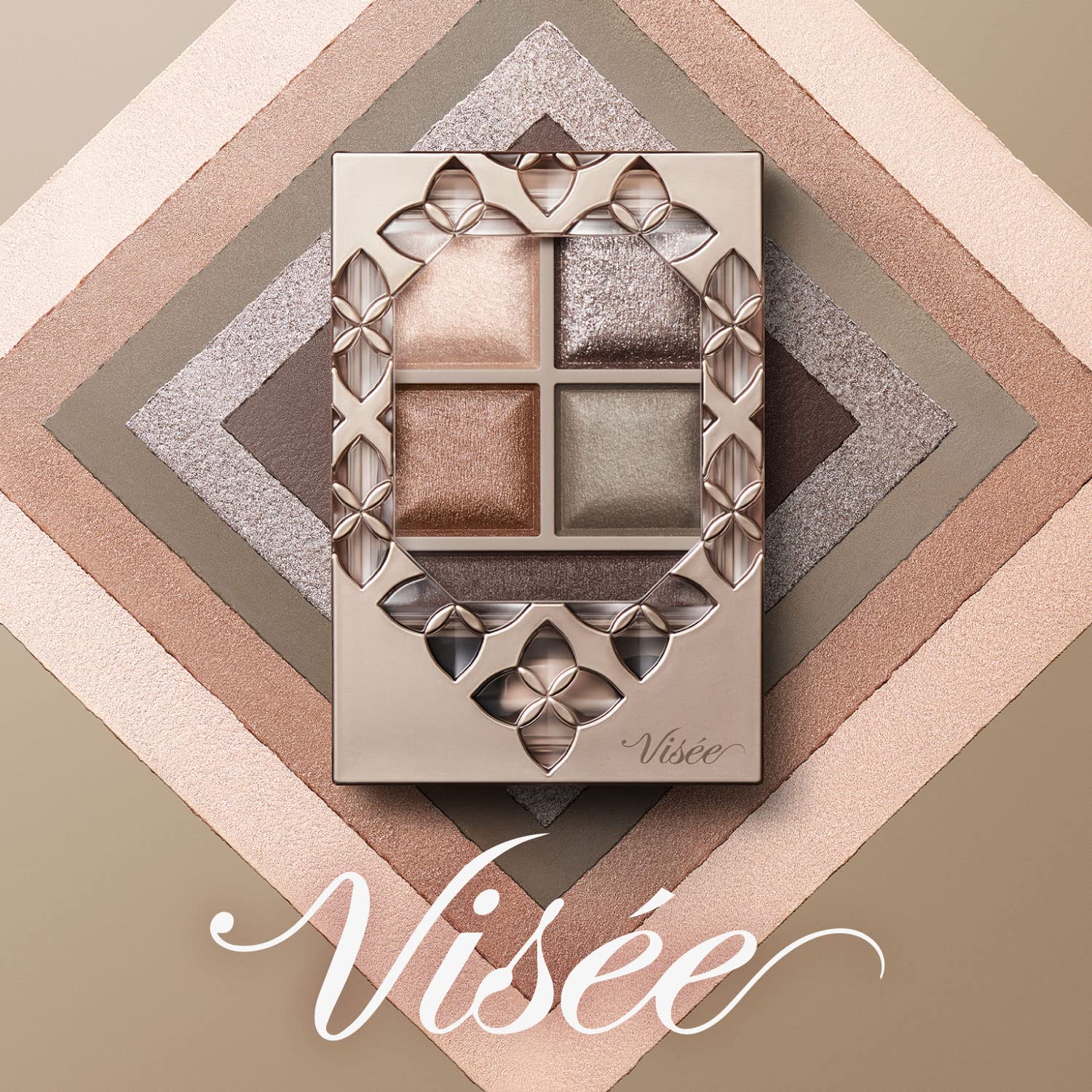 Visee Greige Brown Eyeshadow Palette Riche Panorama Design 5.5G