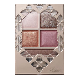 Visee Riche Panorama 5.5g Eye Shadow Palette in BR - 3 Pink Brown