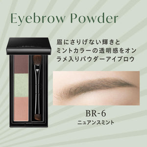 Visee Eyebrow Powder BR - 6 Nuance Mint 3G - Shadow Highlight for Fluffy Eyebrows