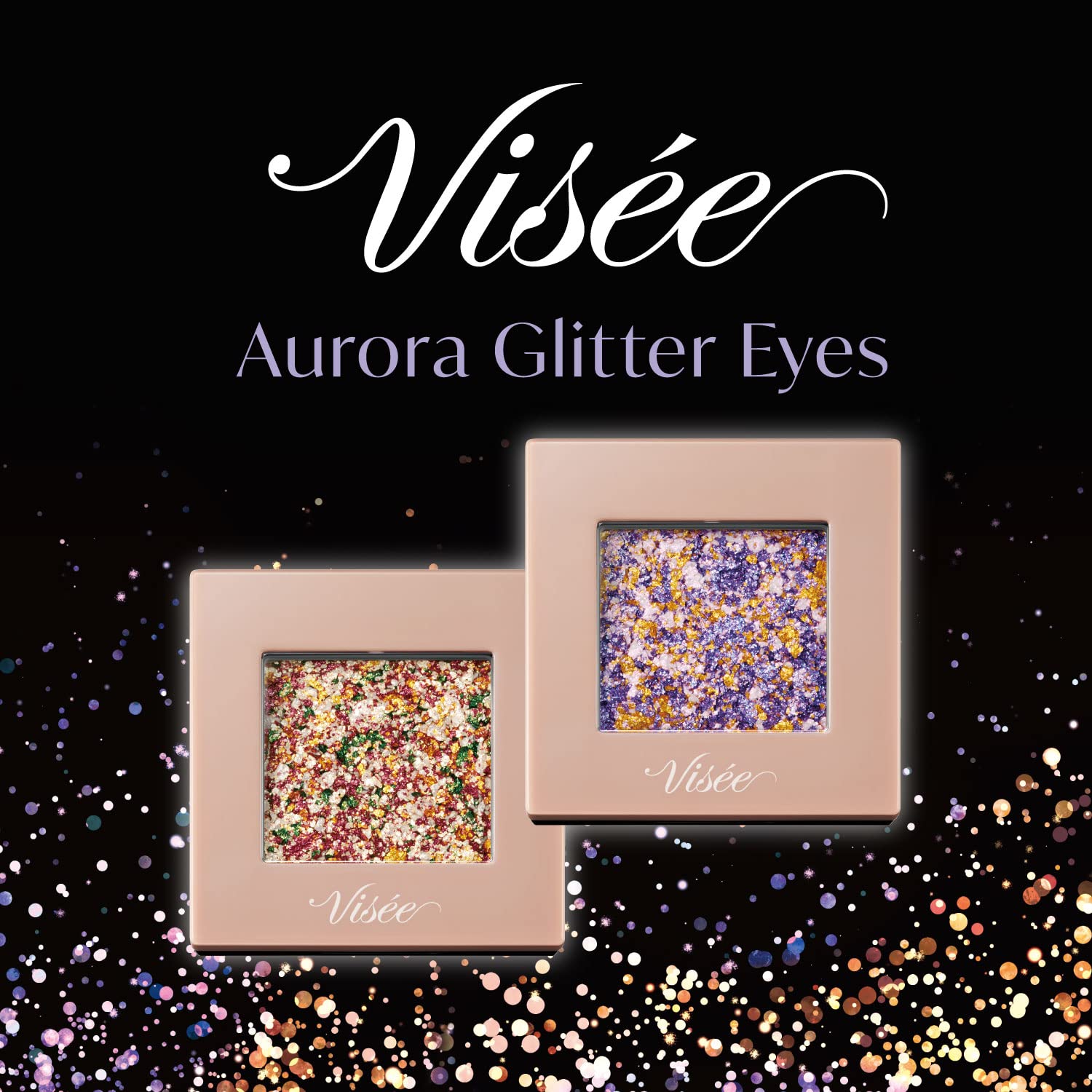 Visee Riche Aurora Glitter Purple Eye Color Powder 1.3G