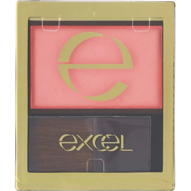Excel Skinny Rich Cheek Blush RC04 Shell Coral - Makeup Products For Japanese Skincare