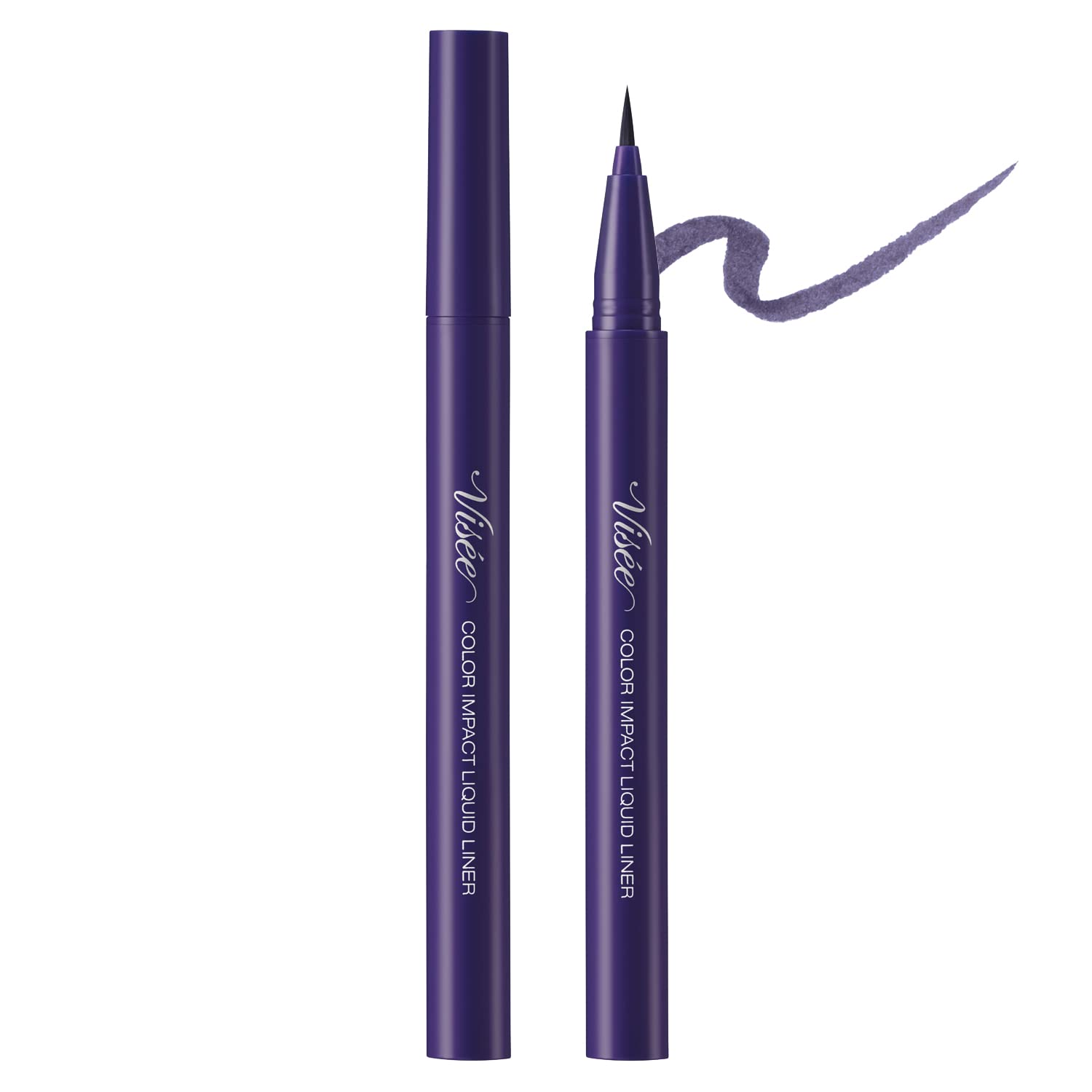 Visee Color Impact Liquid Eyeliner in PU140 Purple 0.4ML - Pack of 1