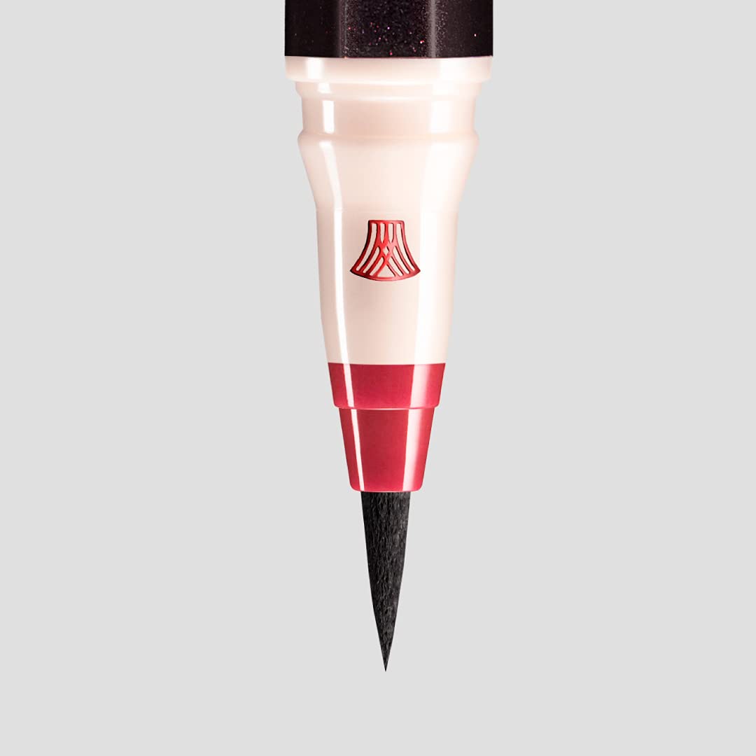 Uzu Seven Shades Uzu Red Black Liquid Eyeliner Hypoallergenic and Hot Water - Resistant