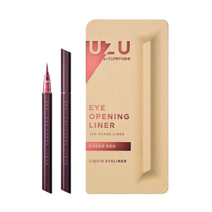 Uzu 38℃ Sheer Red Liquid Eyeliner: Double Liner Alcohol & Paraben Free