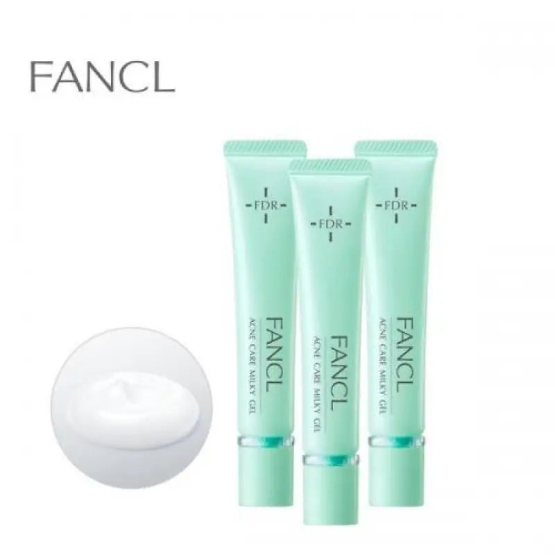 Fancl Acne Care Milky Gel Targets Breakouts And Acne - Prone Areas18g x 3 - Japanese Ance Skincare