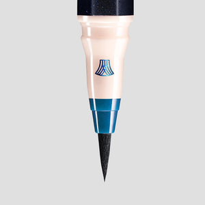 Uzu Flowfushi 7 - Shade Navy Black Hypoallergenic Liquid Eyeliner Hot Water Off