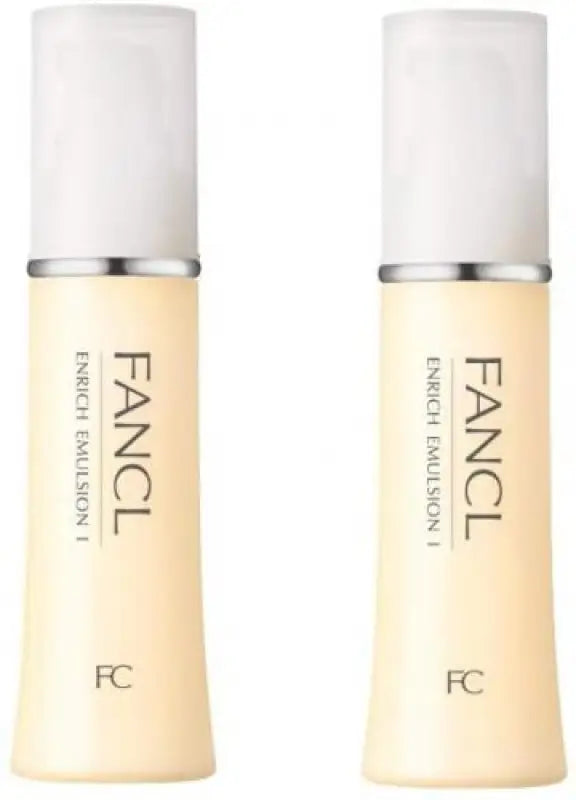 Fancl Enrich Emulsion I For Normal To Oily Skin 30ml × 2 - Milky Moisturizer Made In Japan Skincare