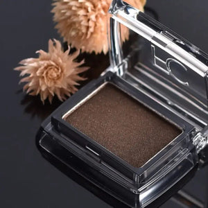 Fancl Powder Eye Color With Case 19 Coffee Brown - Japanese Powder Eyeshadow