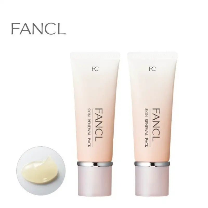 Fancl Skin Renewal Pack Set - Of - 2 Removes Dead Cells & Boosts Moisture - Japanese Gel Mask