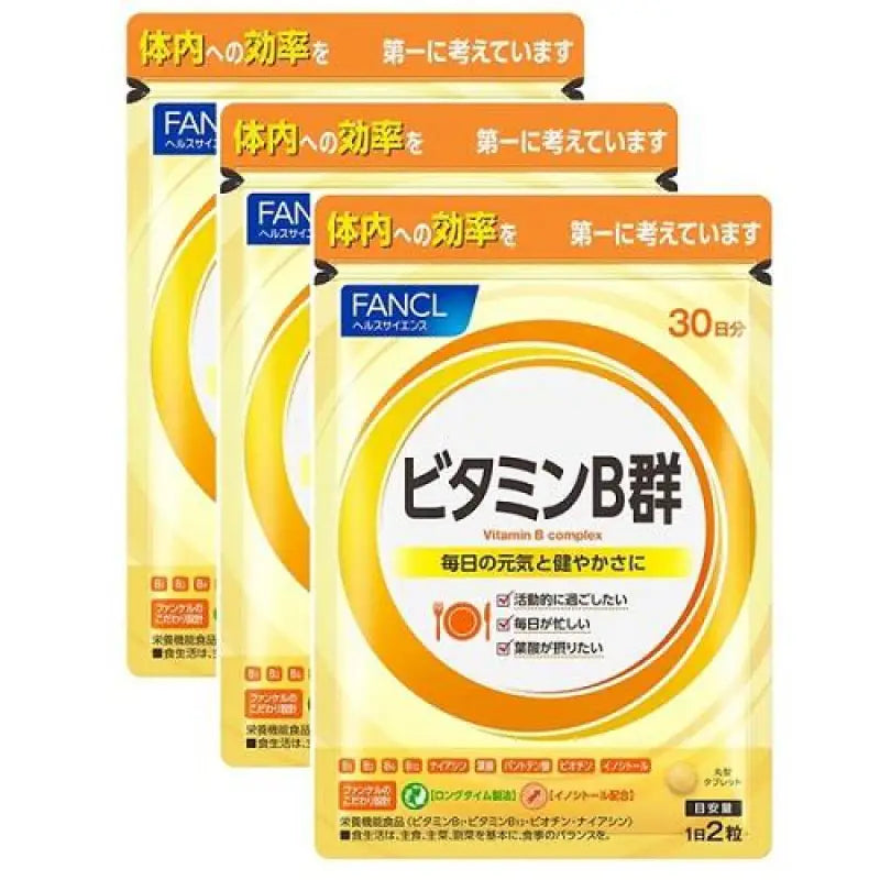 FANCL Vitamin B Complex - Slow Release Formula (90-Day Supply 180 Tablets) Japanese Vitamins