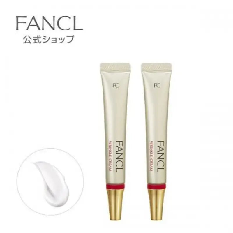 Fancl Wrinkle Cream Anti - Wrinkle & Dark Circles 12g x 2 Tubes - Japanese Eye Treatment Creams