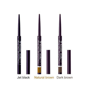 Kissme Heroine Make Jet Black 01 Long Stay Sharp Gel Liner 0.07G - Waterproof Formula