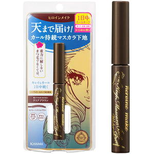 Kissme Heroine Make Waterproof Curl Lasting Mascara Base 4.5g in Clear Black Brown