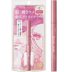 Kissme Heroine Make Liquid Eyeliner in Mellow Pink 0.5ml Glitter Color Jewel Rich Series