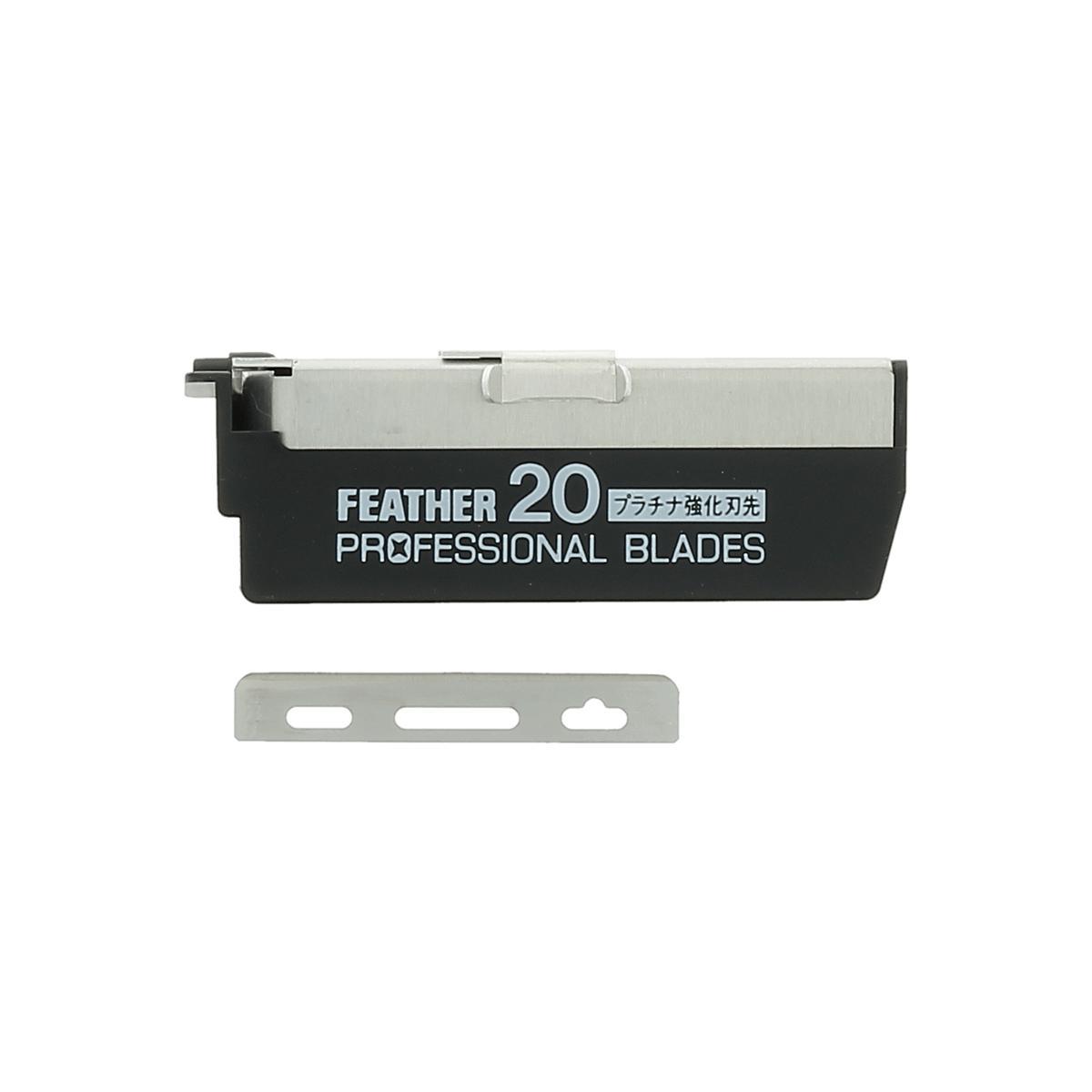 Feather Professional Razor Blades PB - 20 20 pcs. (Pack of 10)