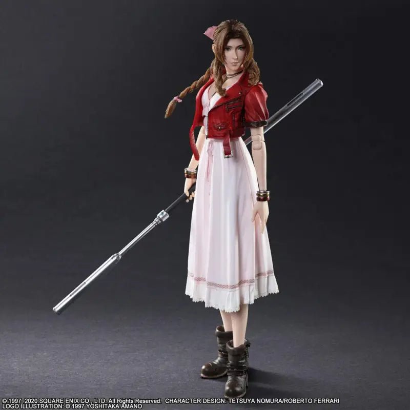 Final Fantasy Vii Remake Play Arts Kai Aerith Gainsborough Pvc Painted Action Figure