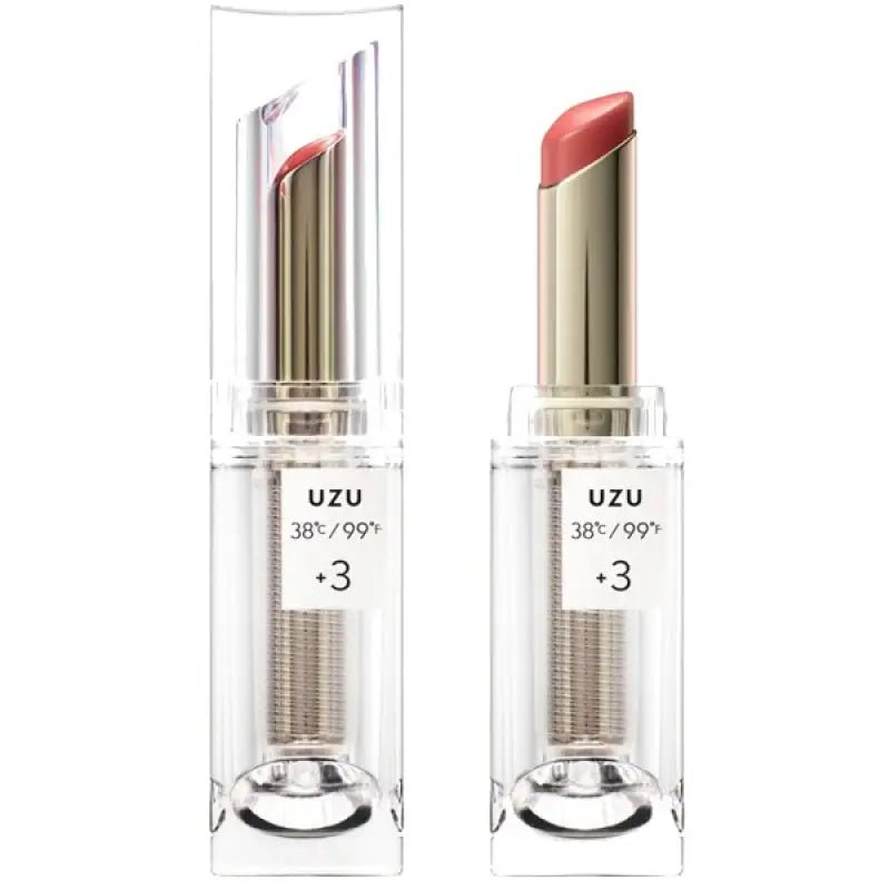 Flow Fushi 38 °C /99 °F Lipstick Tokyo +3 Coral Pink 6.5g - Japanese Moisturizing Lipstick