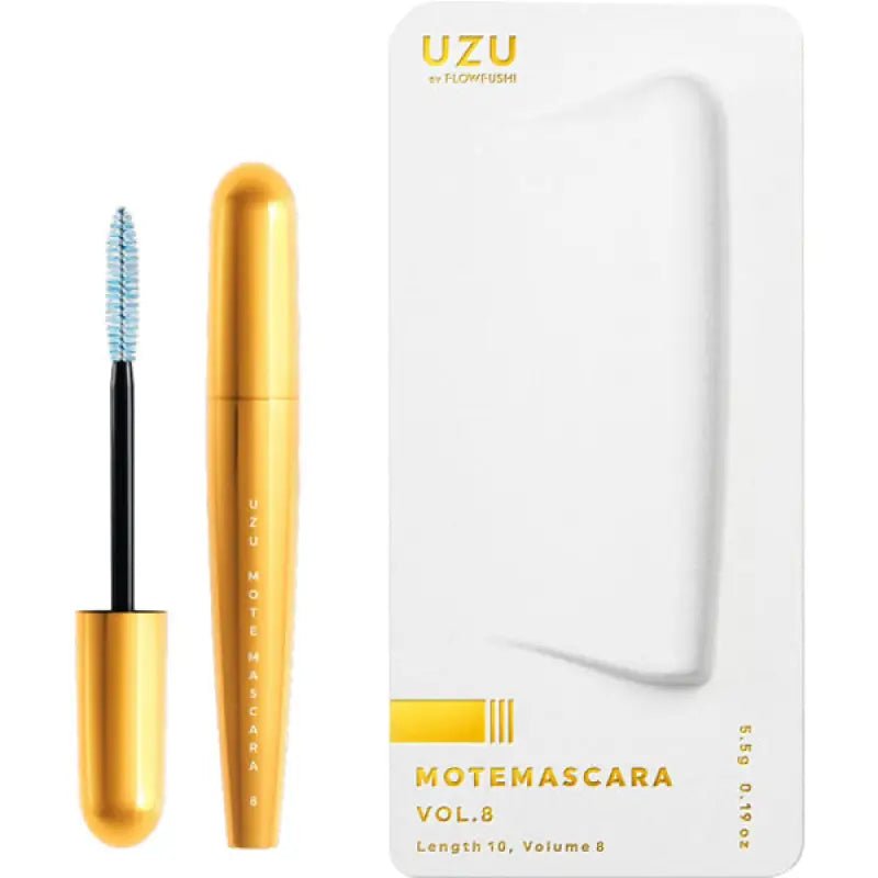 Flow Fushi Uzu Mote Mascara Vol.8 Black 5.5g - Japanese Waterproof Mascara