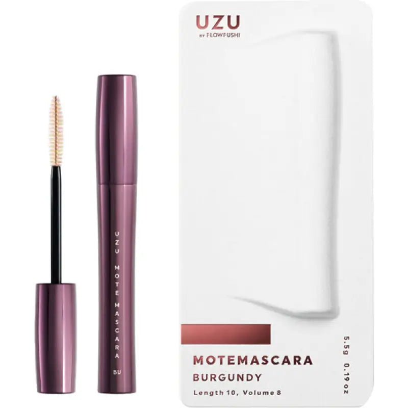 Flow Fushi Uzu Motemascara Burgundy 5.5g - Water Resistance Mascara - Japan Makeup