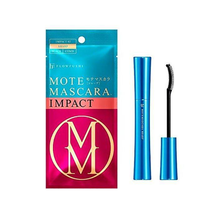 Flowfushi Mote Impact Mascara 02 Sharp Black Japan Makeup for Women 7g