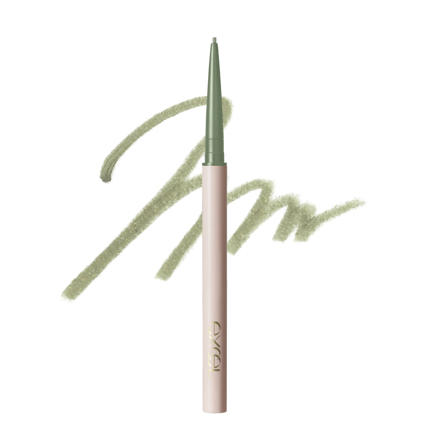 Excel Nuance Full Pencil Eyeliner NP07 Vibrant Taupe Green Shade