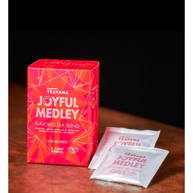 Starbucks Japan 2023 Teavana Joyful Medley Blend in 12 Tea Bags, harmonious blend, perfect for holiday gifting