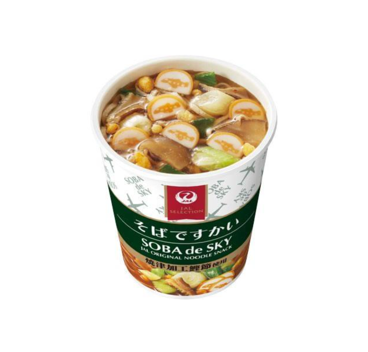 JAL Selection Soba De Sky Instant Noodles, single serving, airplane-themed, ideal for quick meals