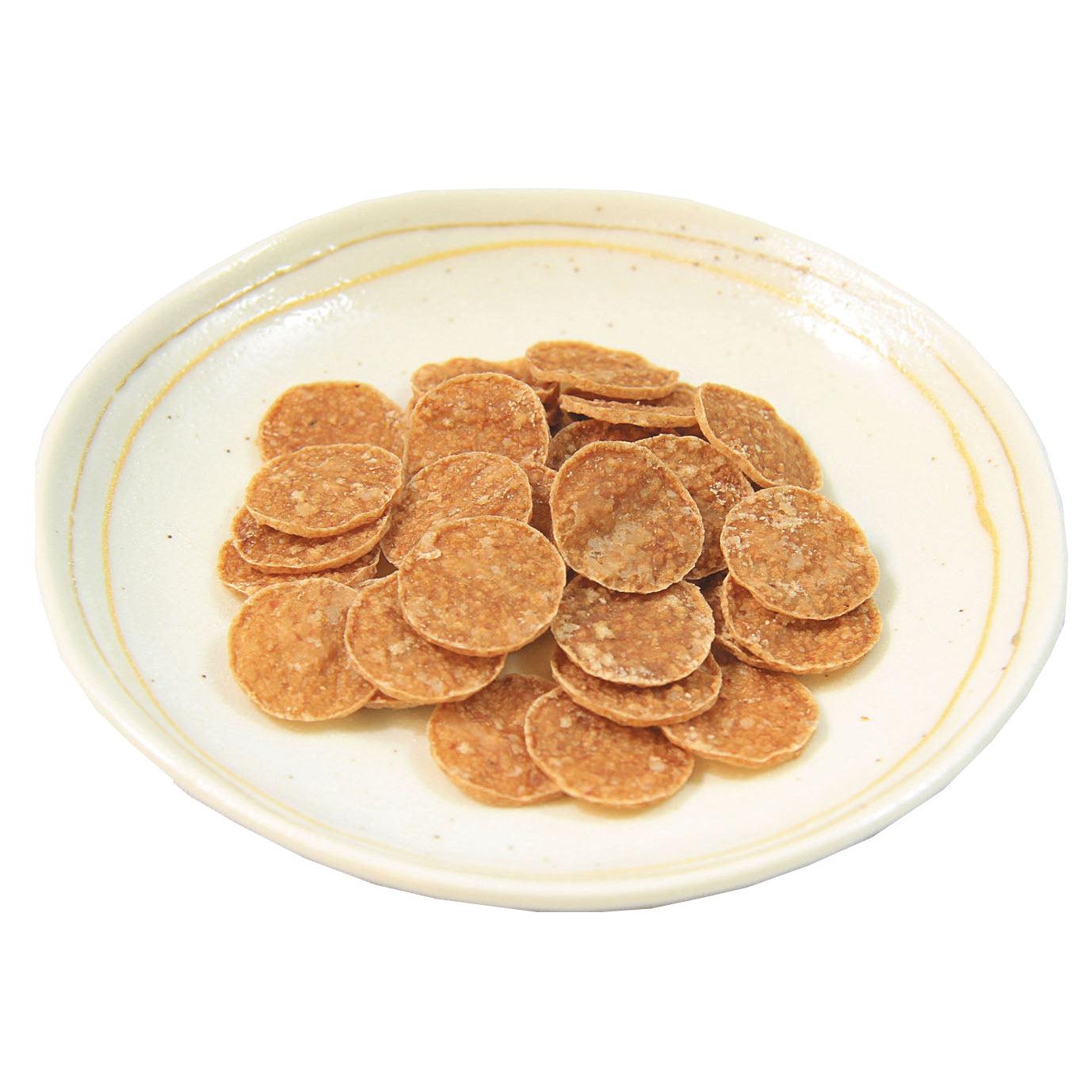 Close-up of Maruyama Petanko Chobiume Additive Free Sun Dried Ume Plums 8g, featuring additive-free purity for natural vitality