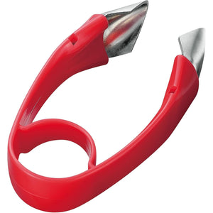 Shimomura Tomato Stem Remover, stainless steel blade, ideal for coring tomatoes and fruits