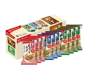 Amano Foods Freeze Dried Seaweed Soup Assortment 10 Servings, variety pack, ideal for quick Japanese meals