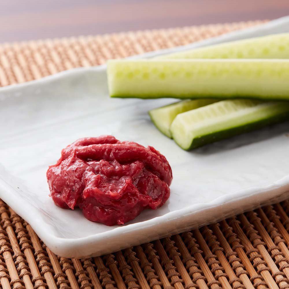 Close-up of Neriume Natural Japanese Umeboshi Plum Paste, 150g, featuring natural ume plums for flavor enhancement