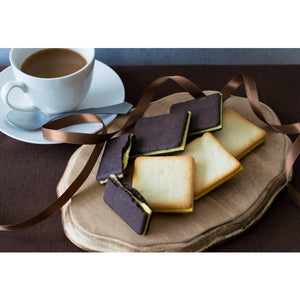 30 Pieces Tokyo Baked Base Chocolate Banana Langue de Chat Cookies with individual wrapping, offering freshness for on-the-go use