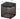 9.2 x 9.2 x 10.2 cm Yamazaki Industries 5466 Hermetically Sealing Storage Container with Valve, Square, Black, designed for neat kitchens.