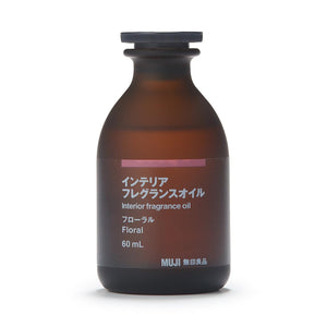 Muji Floral Interior Fragrance Oil 60ml, soft floral scent, ideal for home use