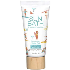 Fragrancy Sun Bath Sunscreen Water Gel SPF50 PA++++ 80g - Gel Type Suncreen For Summer