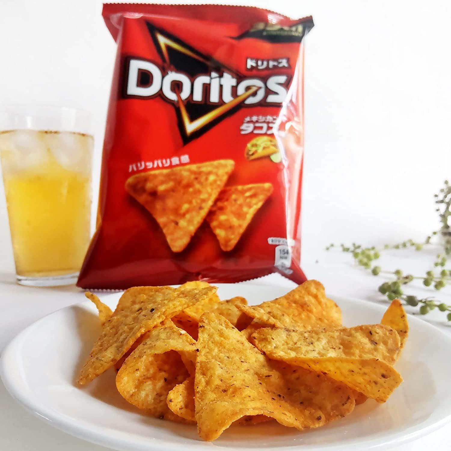 Frito Lay Japan Doritos Tortilla Chips Mexican Tacos 60g (Pack of 3)